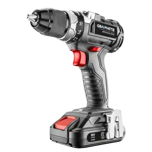 Produkt Akumulátorový bezuhlíkový vrtací šroubovák Energy + 18V, Li-Ion 58G019 GRAPHITE