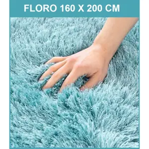 Produkt Chlupatý koberec do obývacího pokoje v barvě máta 120 X 170 cm
