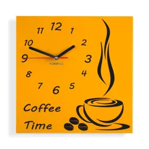 Produkt Coffee Time nástěnné kuchyňské hodiny Vanilla-ecru