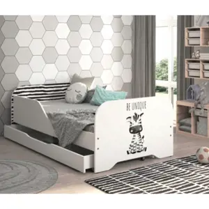 Produkt Dětská postel MIKI 160 x 80 cm s motivem zebry