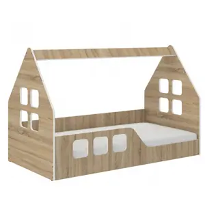 Produkt Dětská postel Montessori domeček 160 x 80 cm v dekoru dub sonoma levý