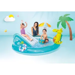 Produkt Dětský bazén se skluzavkou a krokodýlem