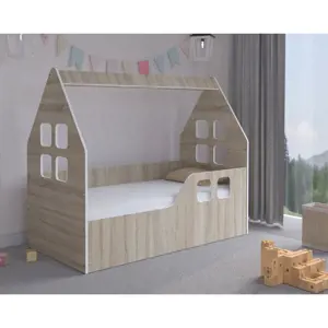 Produkt Dětský domeček na postel 140 x 70 cm v dekoru dub sonoma pravý