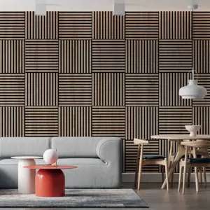 Produkt Dřevěné obložení stěn 60 x 60 cm - Dub SONOMA