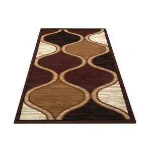 Produkt Elegantní koberec v odstínech hnědé