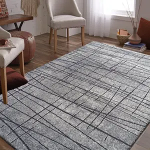 Produkt Moderný abstraktný sivý koberec Šířka: 80 cm | Délka: 150 cm