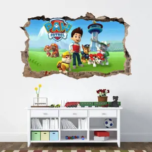 Nálepka na zeď Paw Patrol 47x77cm