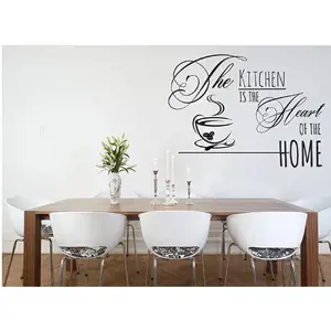 Produkt Nálepka na zeď s textem THE KITCHEN IS THE HEART OF THE HOME 100 x 200 cm