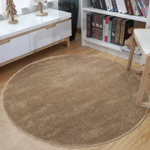 Okrúhly koberec v béžovej farbe Šířka: 80 cm | Délka: 80 cm