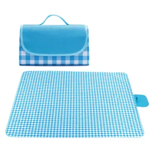 Produkt Pikniková deka s kostkovaným vzorem modro-bílá 200 x 145 cm