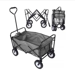 Produkt Praktický víceúčelový přepravní vozík v šedé barvě