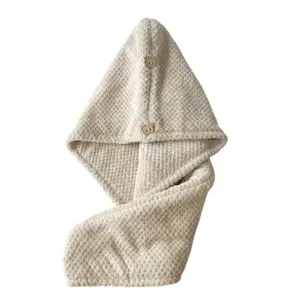 Produkt Ručník, turban na vlasy béžový 65 x 25 cm