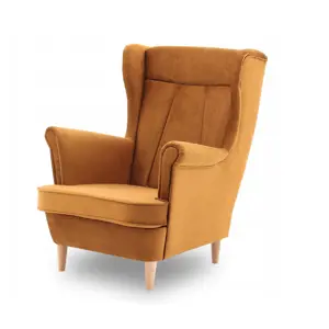 Produkt Skandinávská židle v hořčicově žluté barvě
