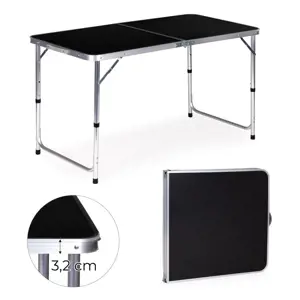 Produkt Skládací cateringový stůl 119,5x60 cm černý
