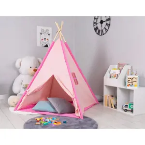 Produkt Teepee stan, domeček pro děti růžový 120 x 120 cm