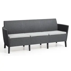 Produkt Allibert Salema 3 seater sofa - grafit