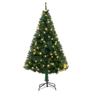 Produkt Juskys Umělý vánoční stromek s LED svíčkami - 180 cm