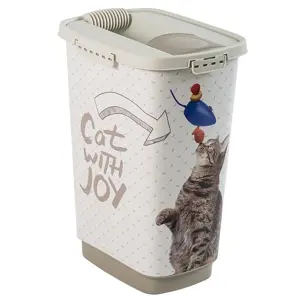 ROTHO Kontejner na krmivo CODY 25L - CAT WITH JOY