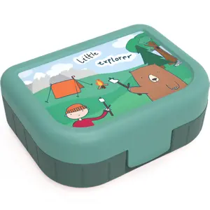 ROTHO Svačinový box 1L KIDS EXPLORER - zelený