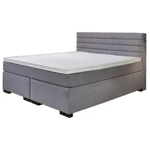 Sun garden Kontinentální postel BOXSPRING KOKOMO BX1750 180x200 cm - šedá