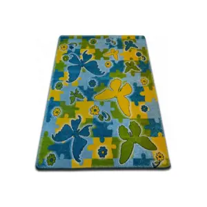 Produkt Dětský koberec Kids Motýle modrý C429