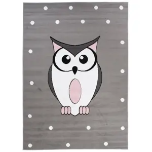 Produkt Dětský koberec PINKY DF01A  Owl šedý