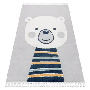 Produkt Dětský koberec YOYO GD50 šedý/bílý - Medvídek