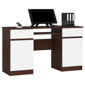 Produkt Kancelářský stůl CLP A5 2D 2SZ wenge/bílý