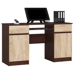 Produkt Kancelářský stůl CLP A5 2D 2SZ wenge/sonoma