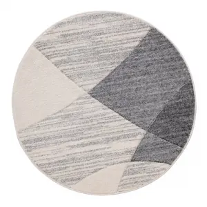 Koberec DIXIE CIRCLE GREY kruh