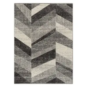 Produkt Koberec FEEL 5673/16811 HERRINGBONE černý / šedý / krémový