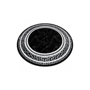 Produkt Koberec GLOSS 2813 87 kruh ramka řecký - černý