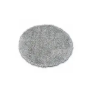 Produkt Koberec Love shaggy stříbrný 120 cm kruh