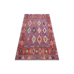 Produkt Koberec MUNDO D7701 romby, boho outdoor růžový/béžový