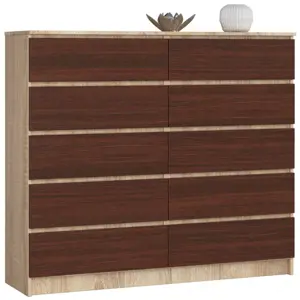 Produkt Komoda K140 10SZ CLP dub sonoma / wenge