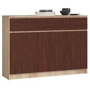 Produkt Komoda K140 3D 3SZ CLP sonoma / wenge