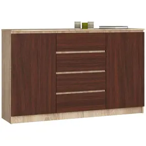 Produkt Komoda K160 2D 4SZ CLP dub sonoma / wenge