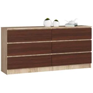 Produkt Komoda K160 6SZ CLP dub sonoma / wenge