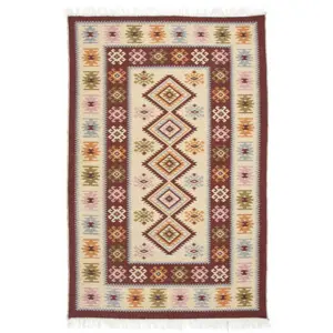 Produkt Obojstranný koberec / behúň Kilim bordový 2