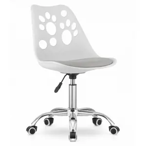 Produkt Otočná židle PRINT - bílá/šedá