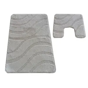 Produkt Sada koupelnových koberečků Montana Symphony Sand Grey