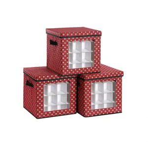 Produkt Set úložných boxů na Vánoční koule RFB029R01 (3 ks)