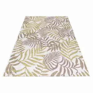 Produkt Šňůrkový koberec Sunny lístky béžový / zelený
