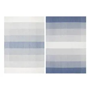 Produkt Šňůrkový oboustranný koberec Brussels 205248/10310 modrý/krémový