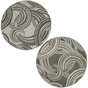 Produkt Šňůrkový oboustranný koberec Brussels 205449/11020 šedý / grafitový