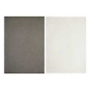 Produkt Šňůrkový oboustranný koberec Brussels 205668/10110 antracitový/krémový