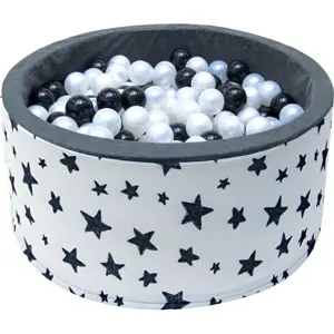 Suchý bazén s míčky tmavě šedý hvězdy